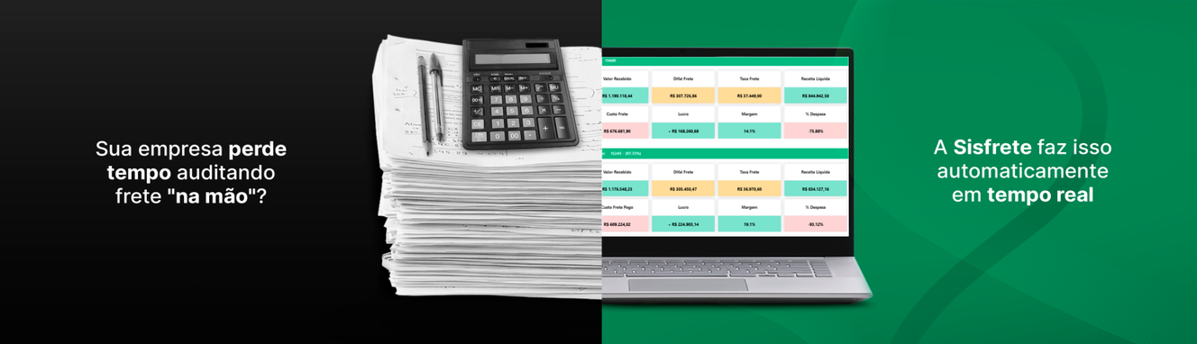 Operações Manuais vs Automação Logística Sisfrete